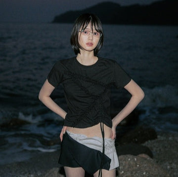 Diagonal Strap T-shirt